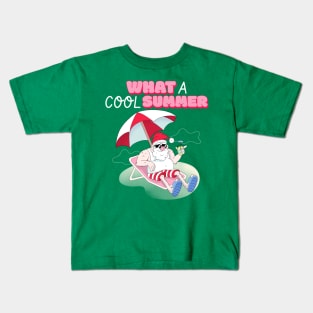 What A Cool Summer - Christmas Loading Kids T-Shirt